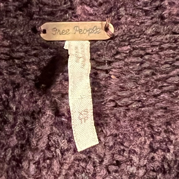 Free People Oversized Drop Shoulder 3/4 Sleeve Knit Cowl Neck Women’s Sweater - Picture 5 of 6